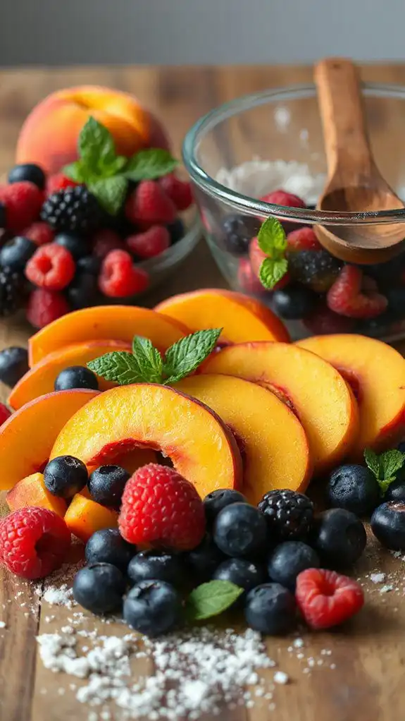 eco friendly peach berry blend