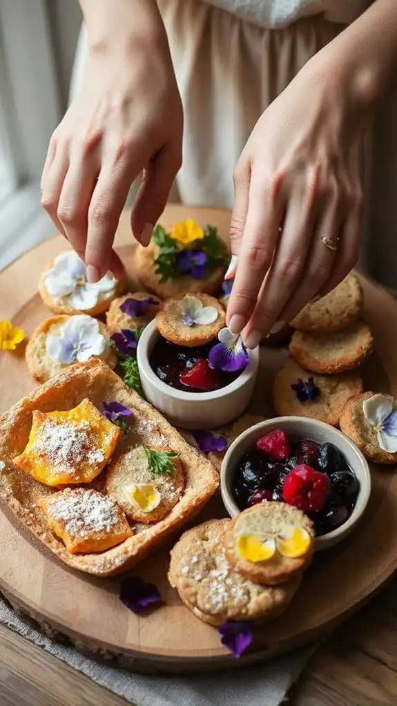 edible flowers enhance weddings