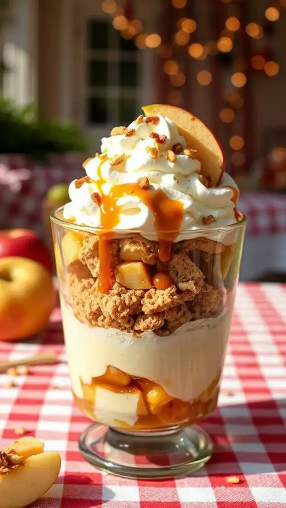 effortless layered apple dessert