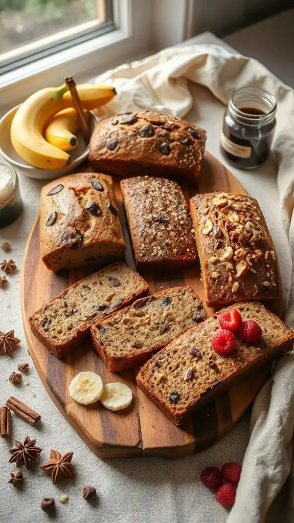 eggless banana bread variations