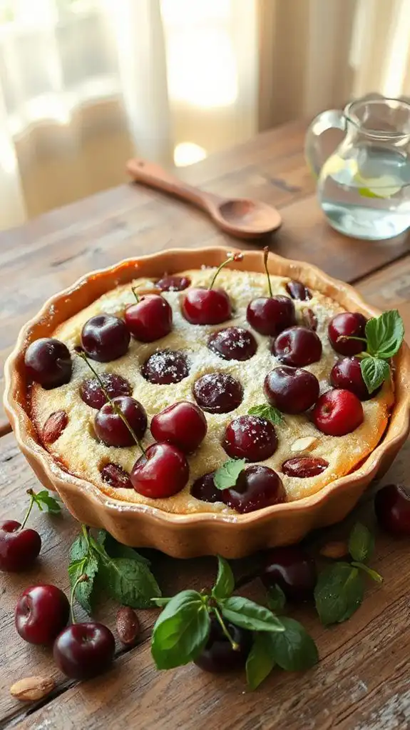 einkorn cherry dessert recipe