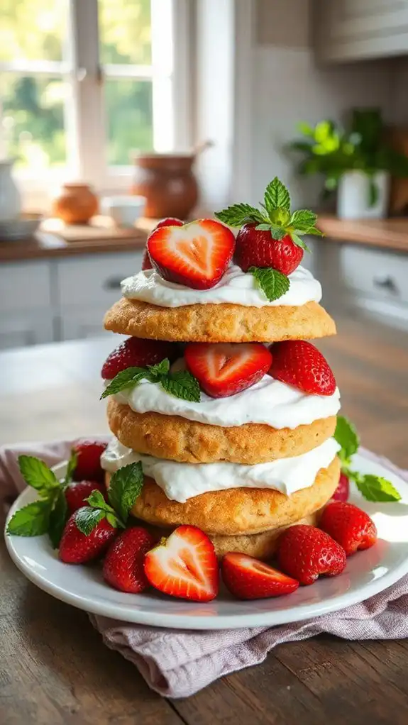 einkorn strawberry dessert delight