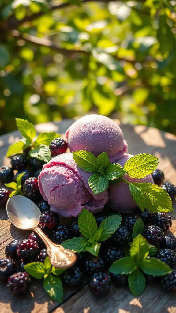 elderberry gelato summer delight