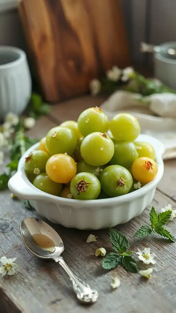 elderflower gooseberries summer dessert
