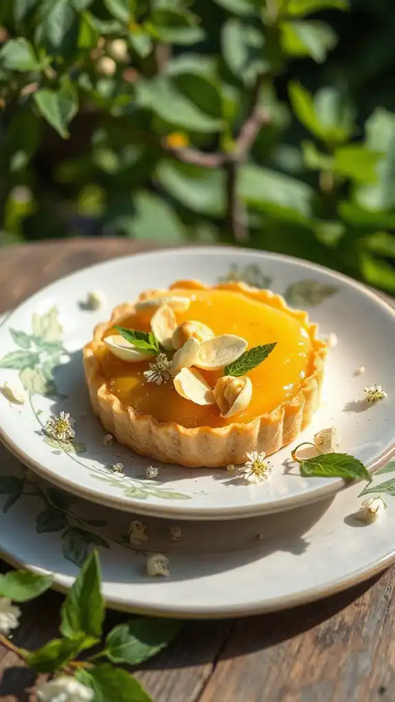 elderflower gooseberry tart delight