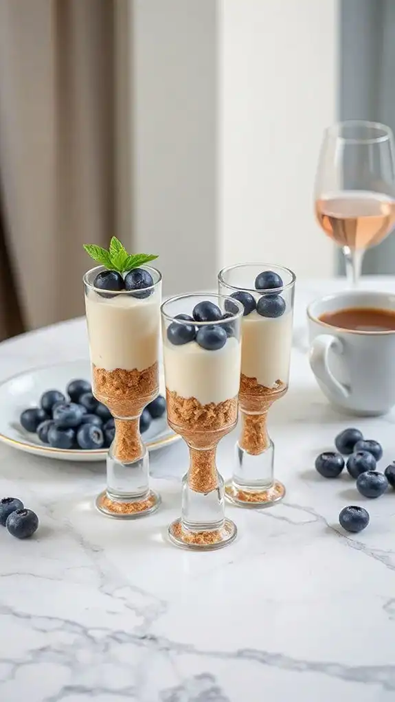 elegant blueberry serving suggestions