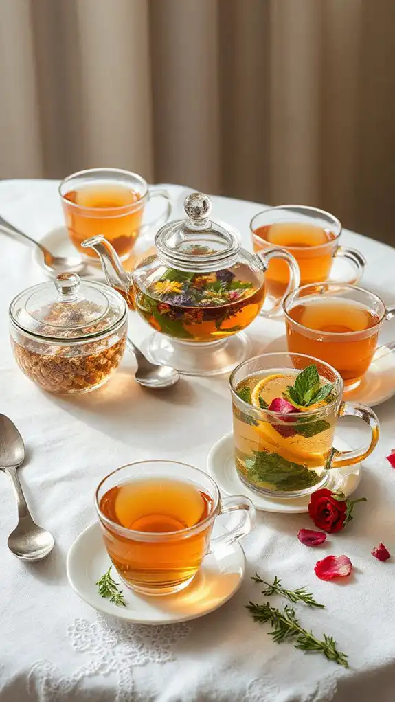 elegant bridal tea variations