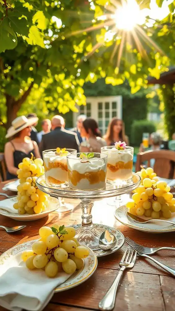 elegant bubbly grape dessert elegant bubbly grape dessert
