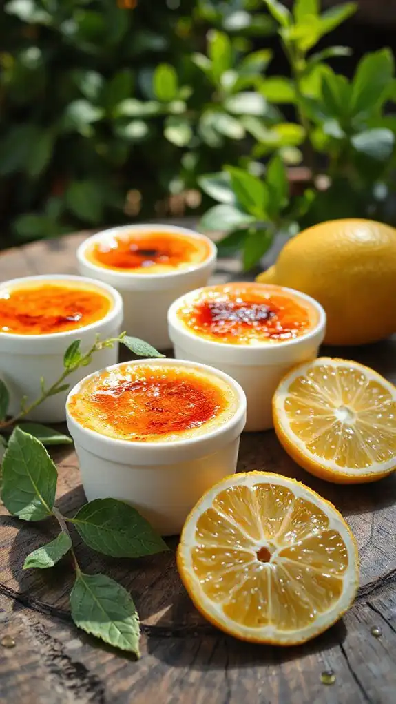 elegant citrus infused dessert
