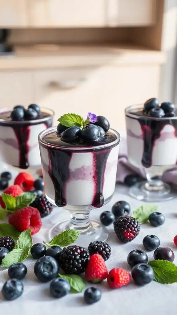 elegant floral dessert delight