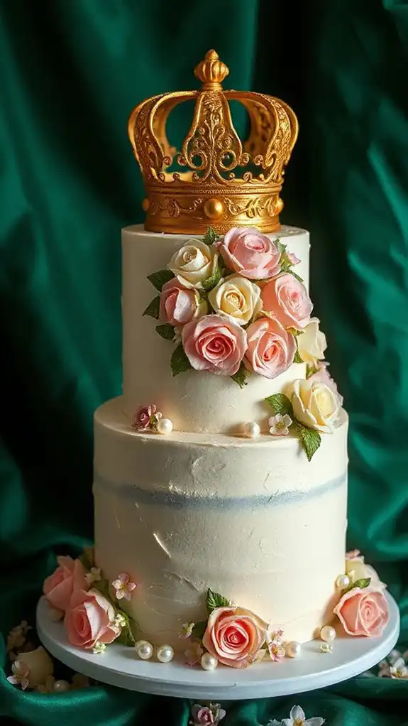 elegant floral layer cake elegant floral layer cake