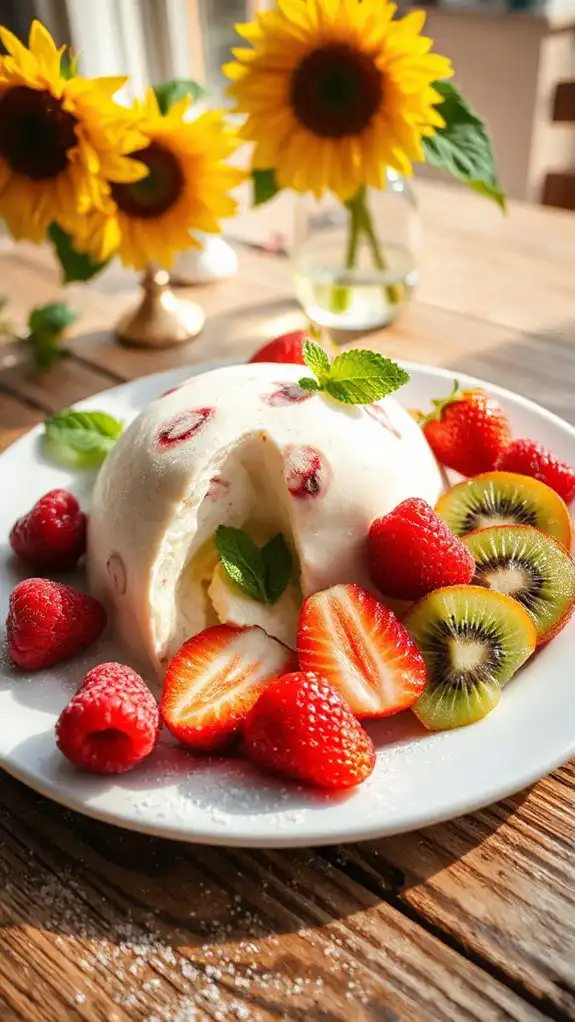 elegant frozen dessert delight