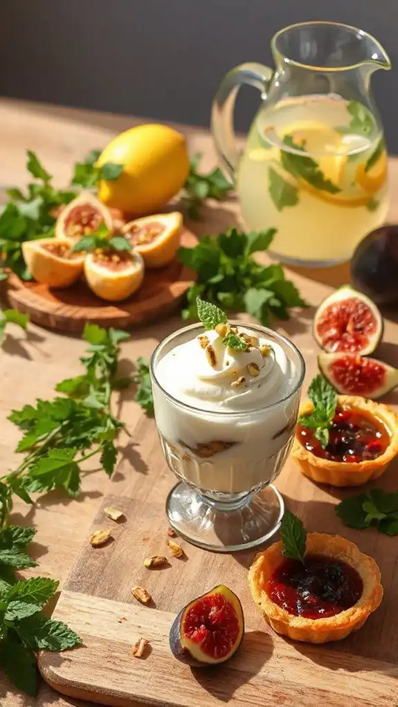 elegant herbal dessert topping elegant herbal dessert topping
