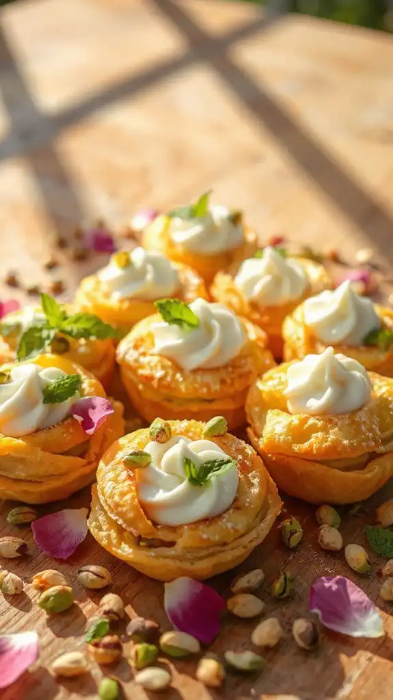 elegant pistachio dessert bites