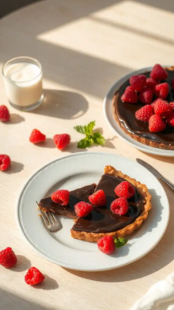elegant raspberry tart pairings