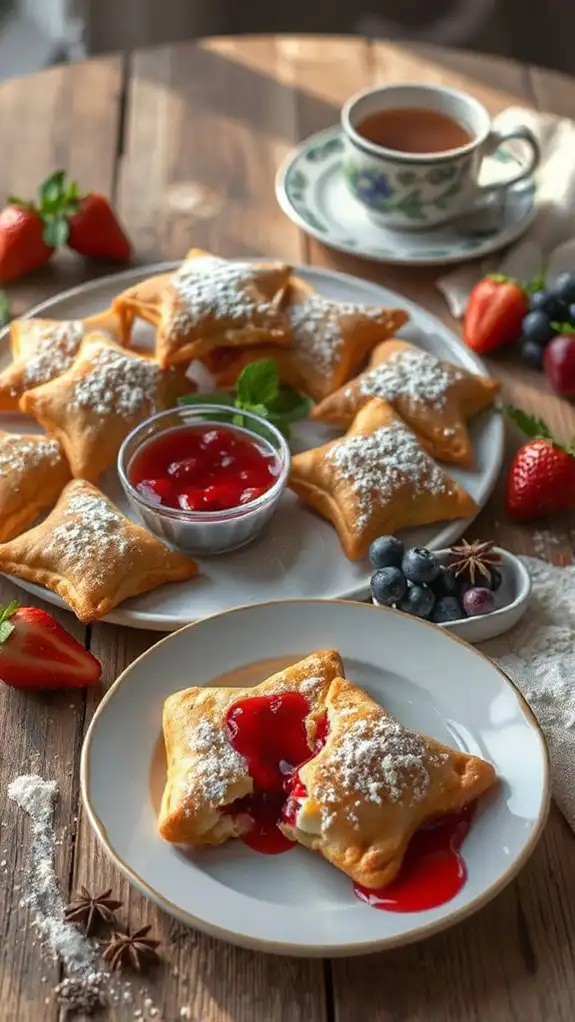elegant star pies pairings