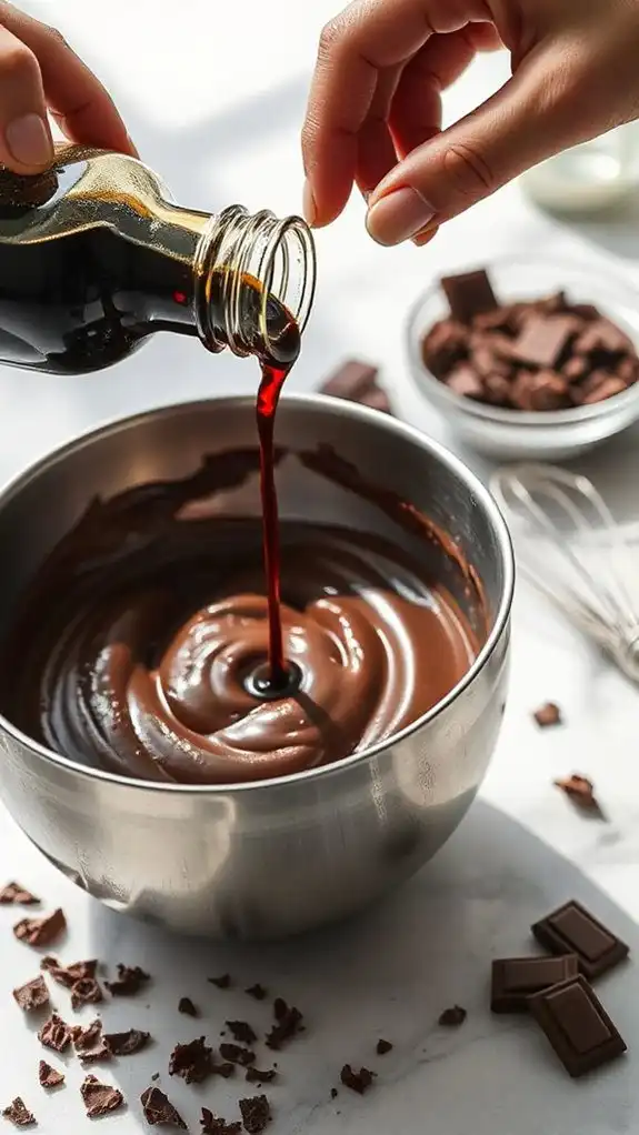 elevate mousse with liqueur