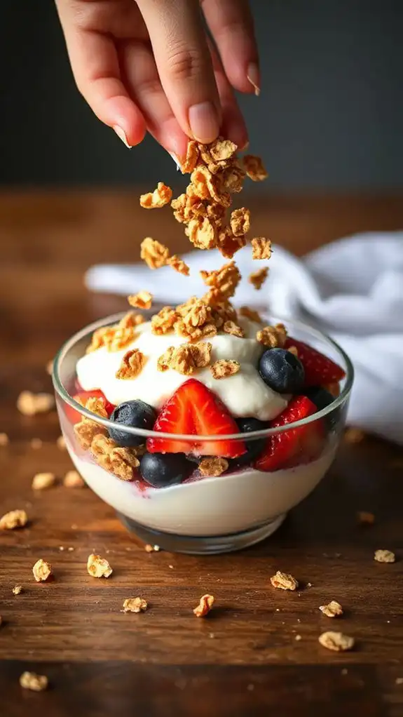 energy boosting granola sprinkle