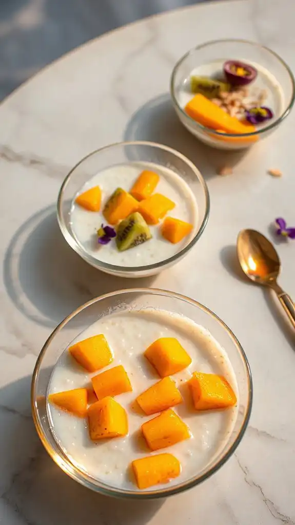 enhance creamy mango sago