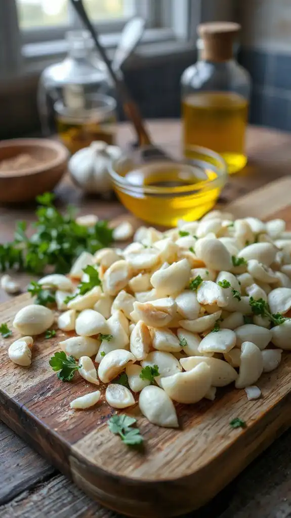 enhance flavor with garlic