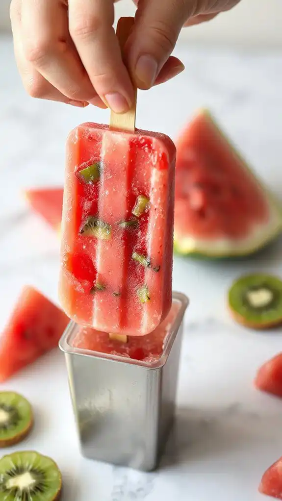 ensure intact popsicle release ensure intact popsicle release