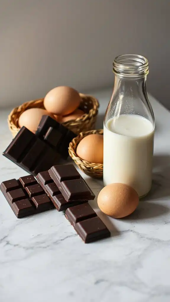 essential gluten free mousse ingredients