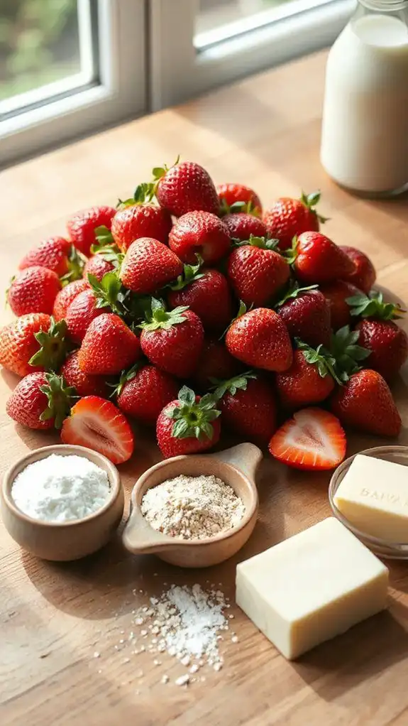 essential gluten free strawberry ingredients