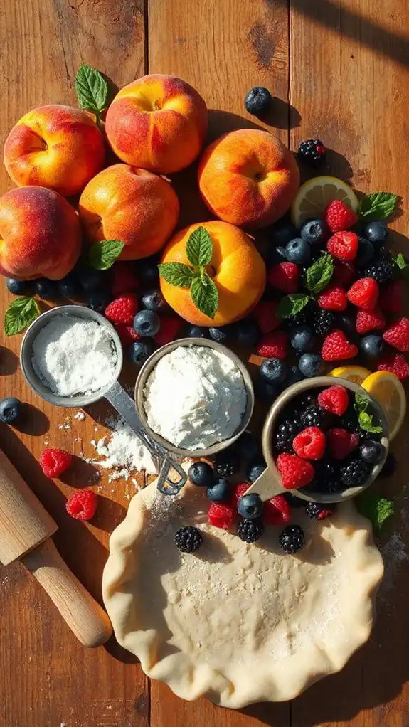 essential ingredients for pie