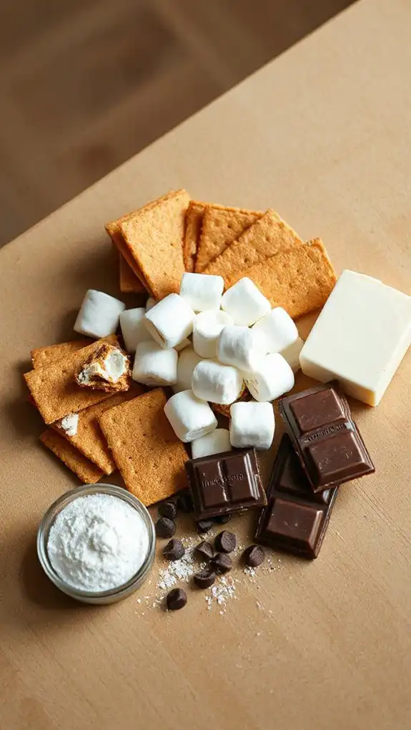 essential no bake s mores ingredients