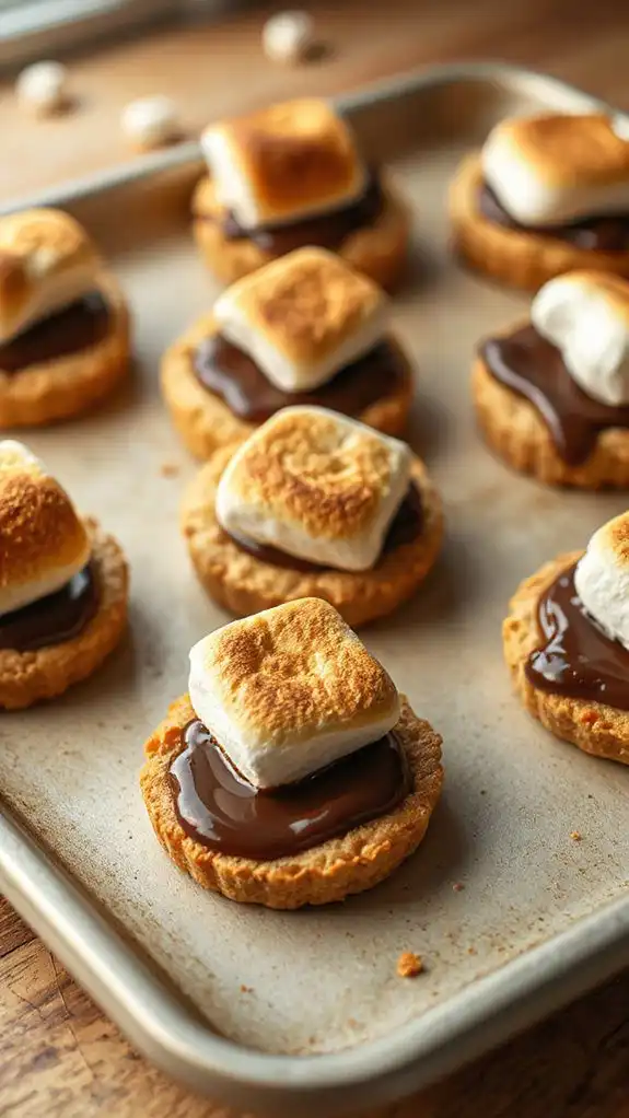 evenly caramelized golden tarts