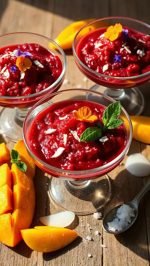 exotic coconut rice dessert