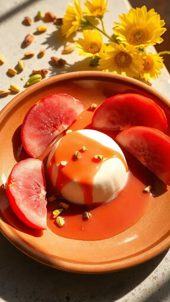 exotic prickly pear dessert