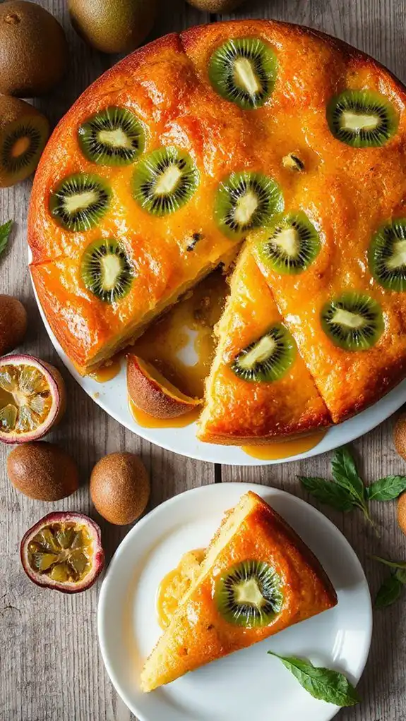 exotic tropical upside down cake