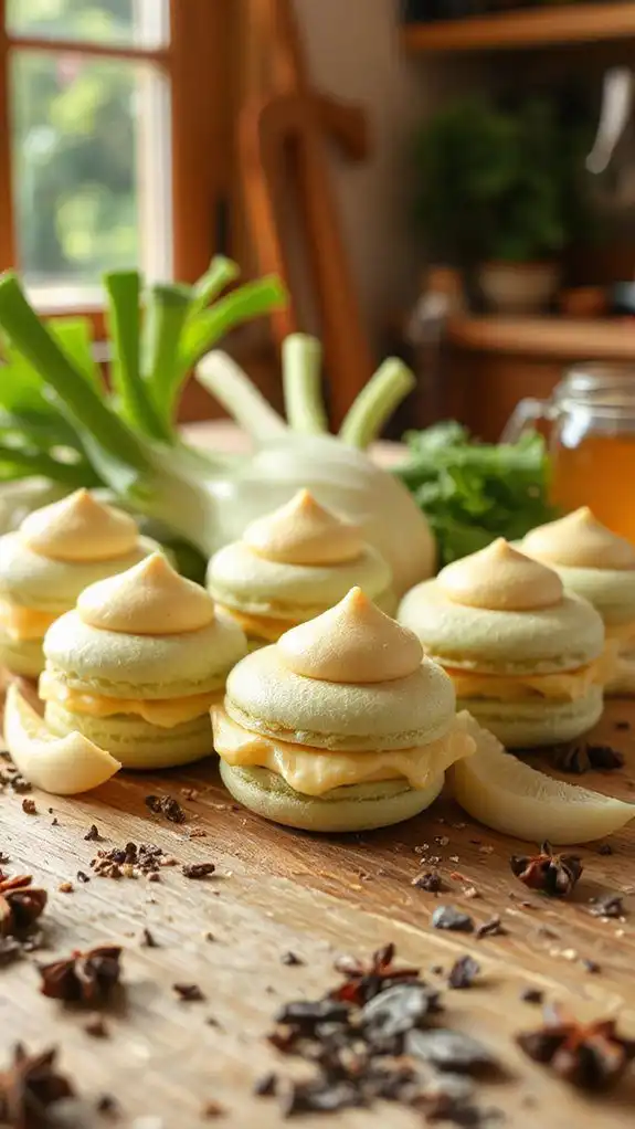 fennel seed macarons recipe