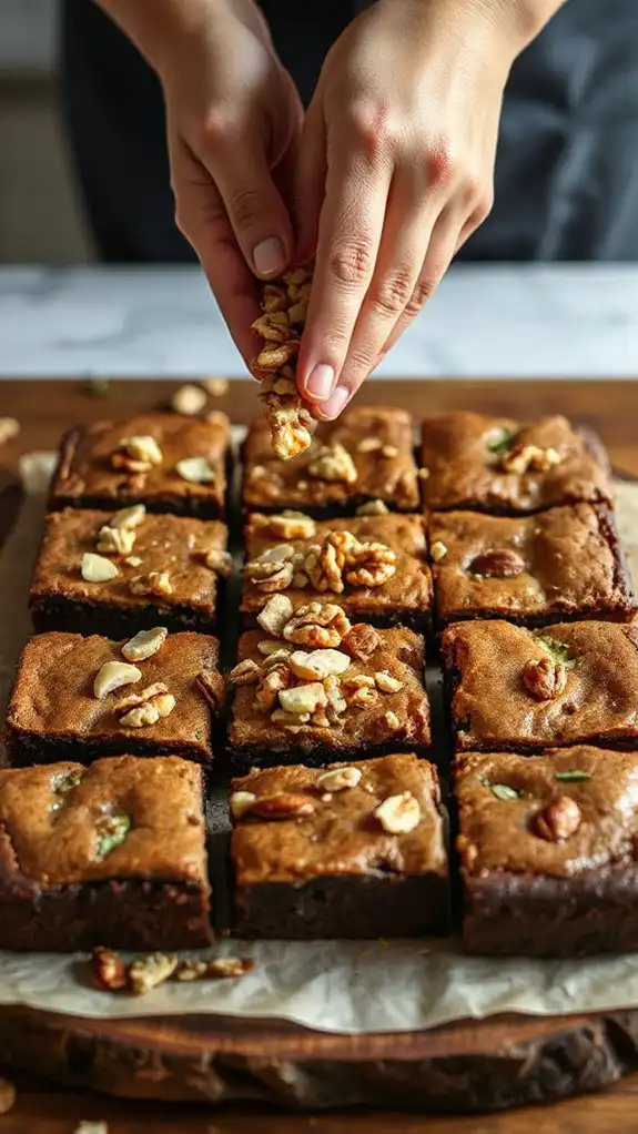 festive nut decorative toppings