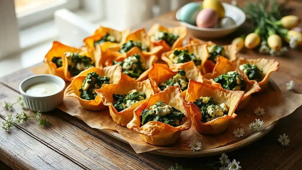 festive phyllo cup appetizers