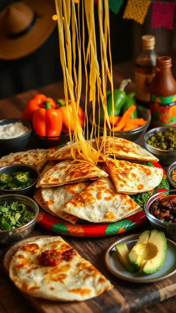 fiesta quesadilla bar ideas