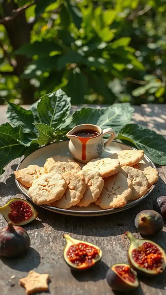 fig leaf shortbread cookies delight fig leaf shortbread cookies delight