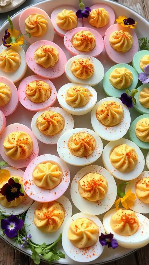 fill egg whites fully
