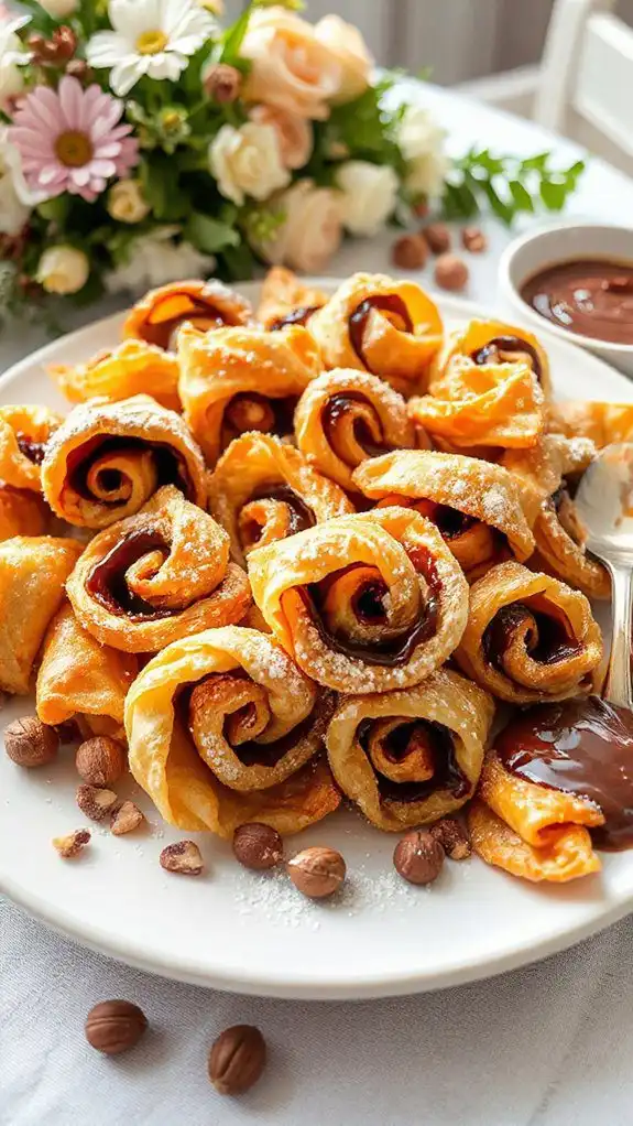 filo pastry chocolate dessert