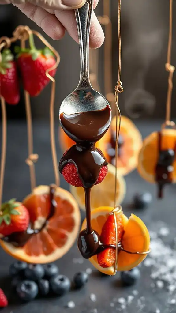 fine molten chocolate drizzle fine molten chocolate drizzle