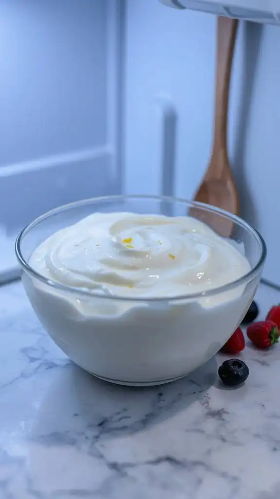 firm yogurt through chilling