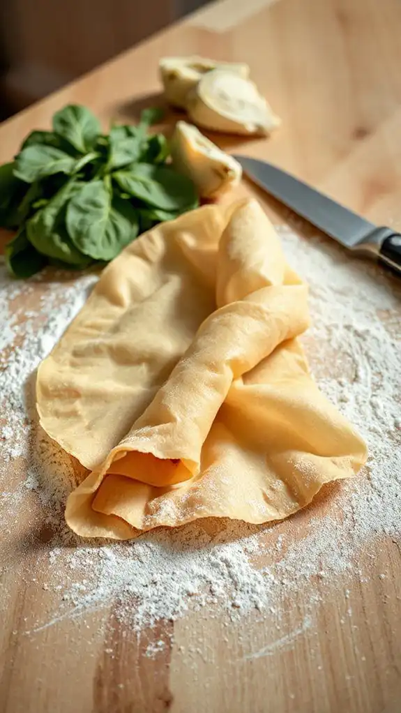 flatten the dough evenly