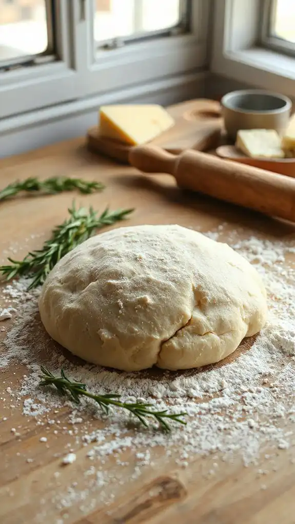 flatten the dough evenly