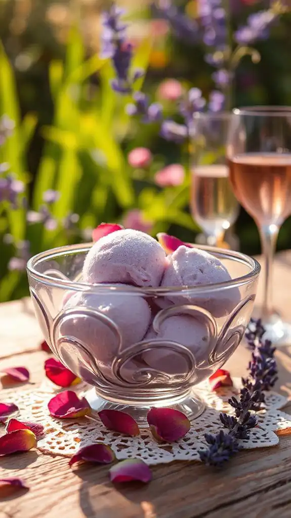 floral elegant summer dessert