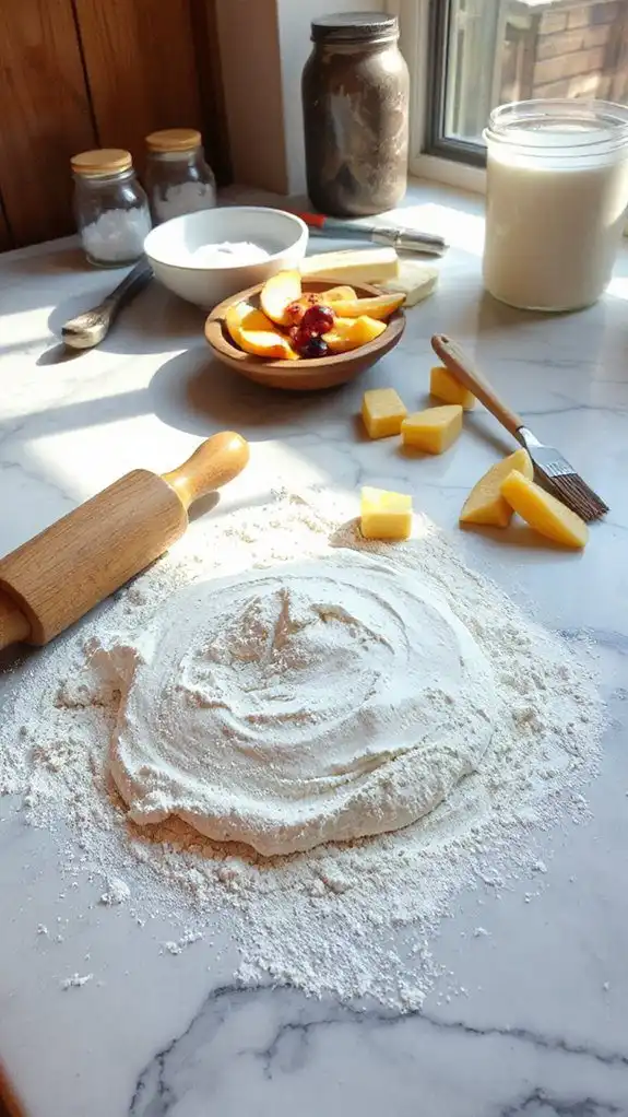 flour blending and hydration