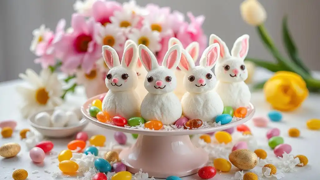 fluffy marshmallow easter treats