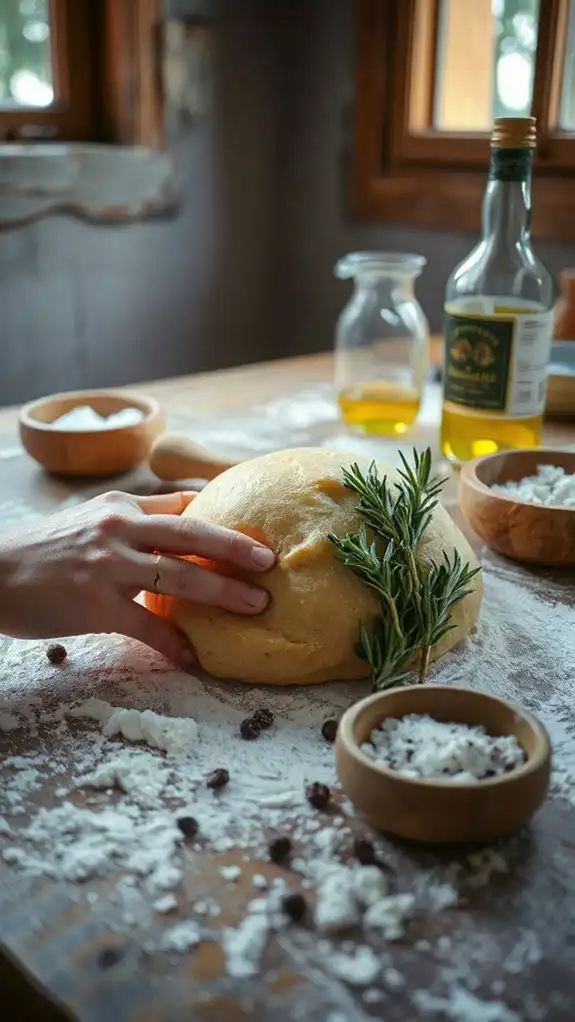 form dough into loaf