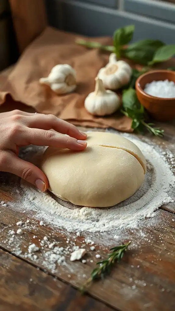 form dough into loaf