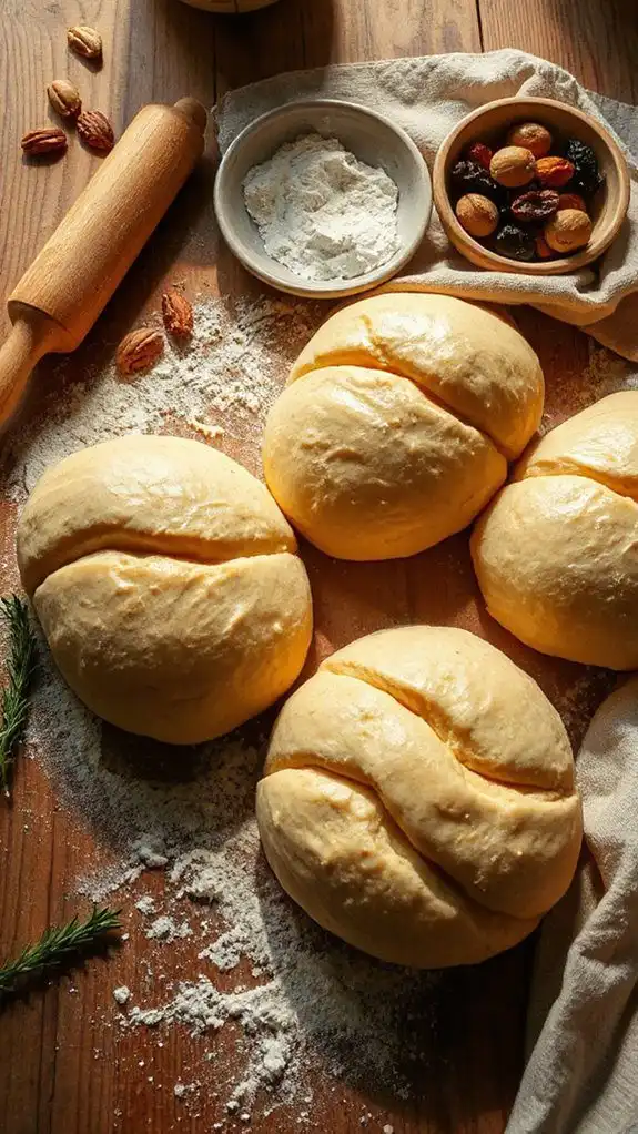 form dough into loaves